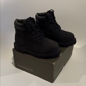 Timberland Kids Black Boots